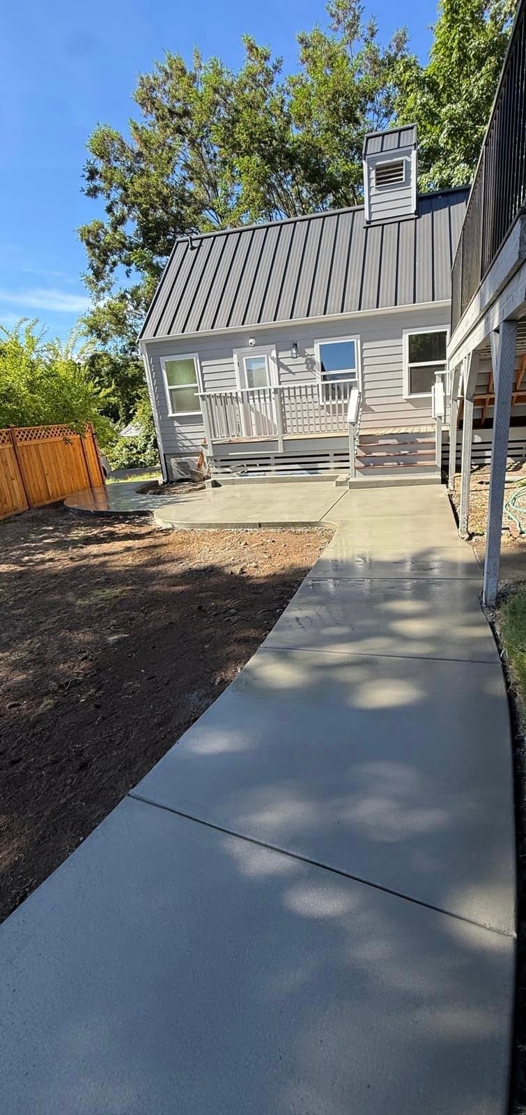 Cement Patio Installation